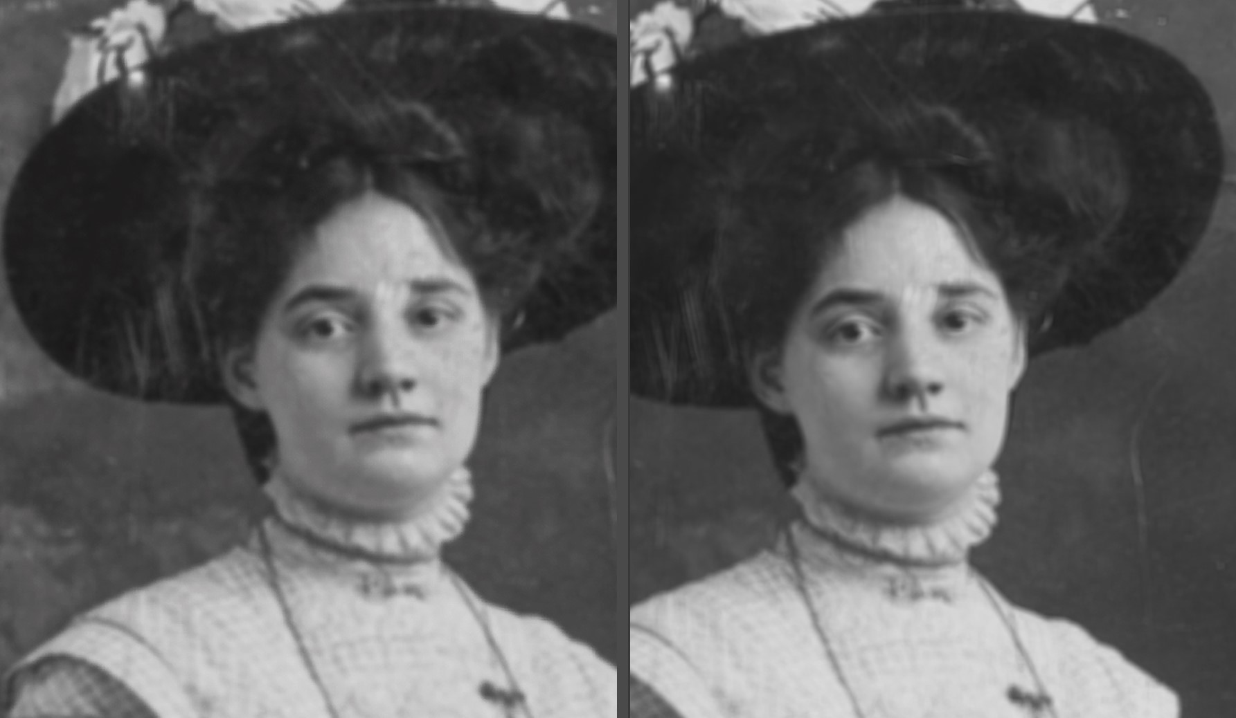 Photo Restoration, Photoshop Vs Ai Gigapixel : Christine Widdall